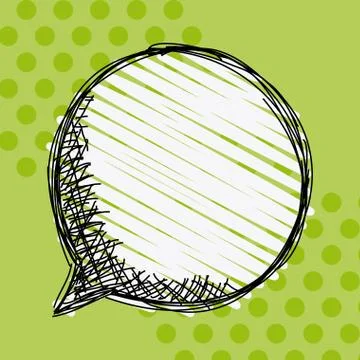 Colors Message bubble speech, editable vector Illustrazione stock