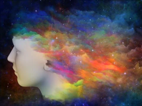 Colors of the Mind Stockillustratie