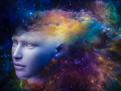 Colors of the Mind 库存插图