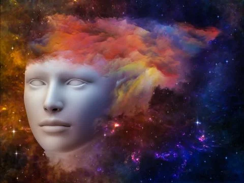 Colors of the Mind Stock Illustration