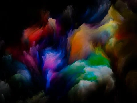 Colors in Mood Stock Illustration