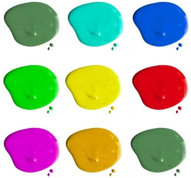 Colors of paint Stock Photos