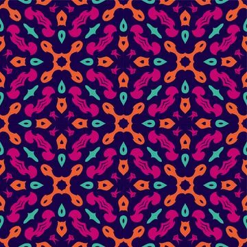 Colors pattern ornament background. Ethnic seamless ready for print Stock Illustration