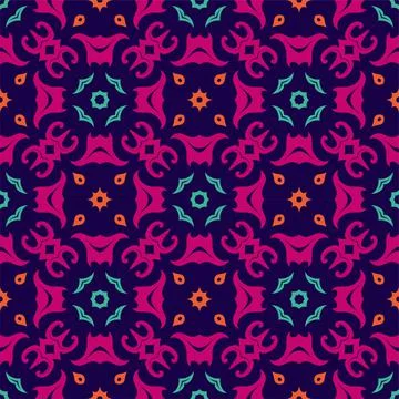 Colors pattern ornament background. Ethnic seamless ready for print Stock Illustration