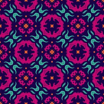 Colors pattern ornament background. Ethnic seamless ready for print Stock Illustration