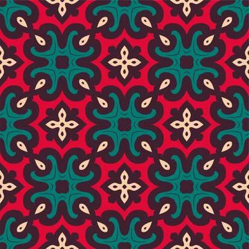 Colors pattern ornament background. Ethnic seamless ready for print Stock Illustration