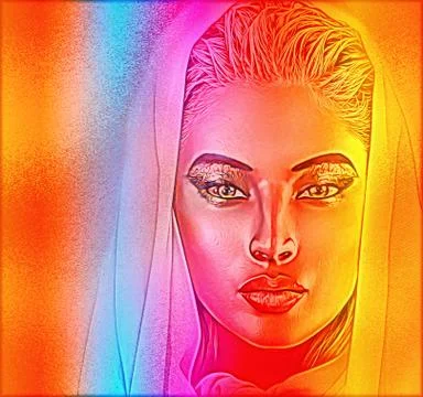 Colors Of Peace Illustrazione stock