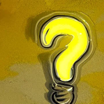 Colors question mark Stock Illustration