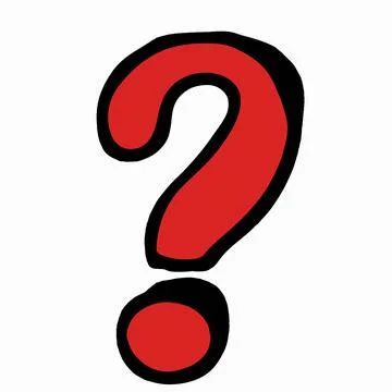 Colors question mark Illustrazione stock