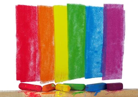 Colors of rainbow. Stock Photos