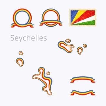Colors of Seychelles Stock Illustration