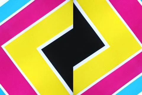 Colors sheets triangular. Stock Photos