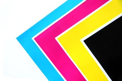 Colors sheets triangular. 스톡 사진