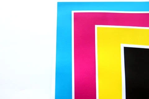 Colors sheets triangular. Foto stock