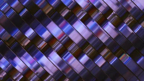 Colors shifting and blending in an abstract Iridescent purple display Stock Footage 344684055