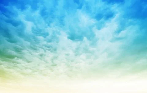 Colors in sky and clouds Stock-Fotos