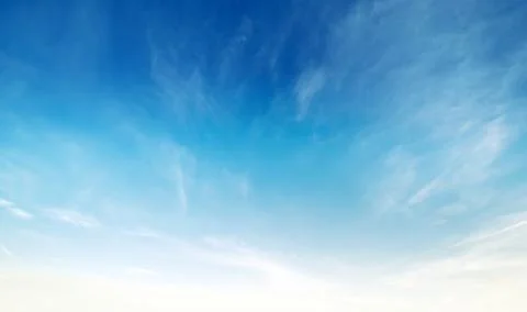 Colors in sky and clouds Stock Photos