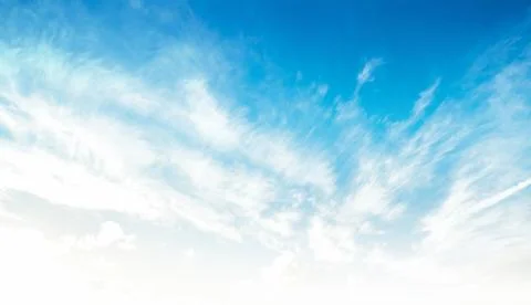 Colors in sky and clouds Stock Photos