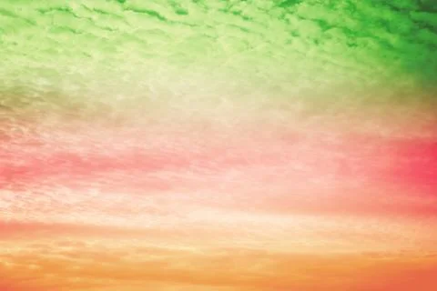 Colors in sky and clouds Stock Photos