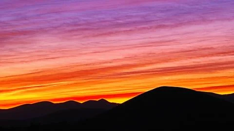 The colors of the sky in the morning before sunrise Stock Photos