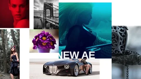 Colors slideshow Stockmateriaal After Effects