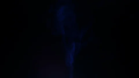 Colors smoke in dark background Stock Footage 101781438