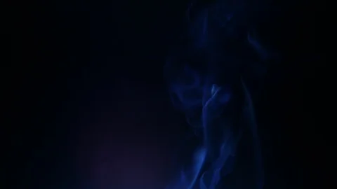 Colors smoke in dark background Stock Footage 101863936
