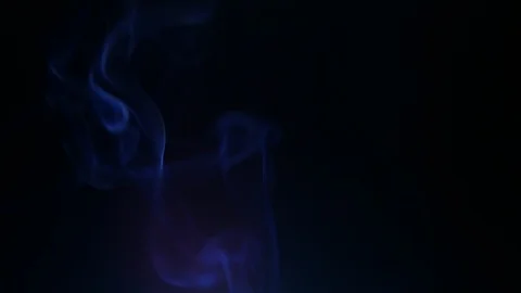 Colors smoke in dark background Stock Footage 101863941