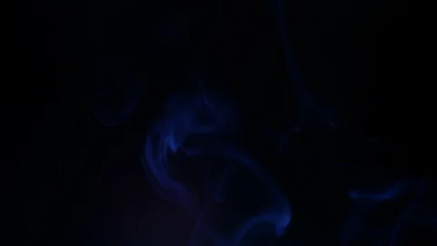 Colors smoke in dark background Stock Footage 101865134
