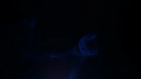 Colors smoke in dark background Stock Footage 101888189