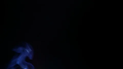 Colors smoke in dark background Stock Footage 101923102