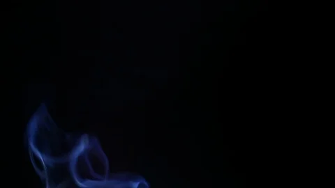 Colors smoke in dark background Stock Footage 101923141