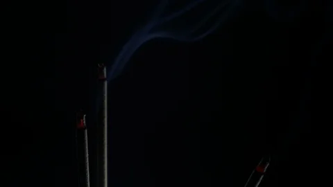 Colors smoke in dark background Stock Footage 102142701