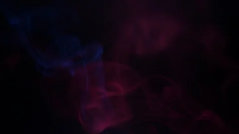 Colors smoke in dark background Stock Footage 102145426