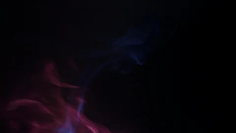Colors smoke in dark background Stock Footage 102168430