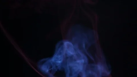 Colors smoke in dark background Stock Footage 102169599