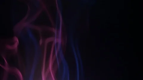 Colors smoke in dark background Stock Footage 102171861