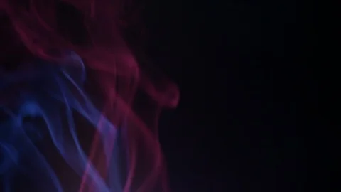 Colors smoke in dark background Stock Footage 102173339