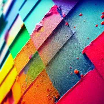 Colors squares background with relief effects 库存插图