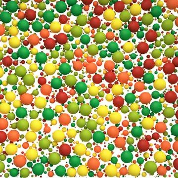 Colorul sphere pattern Illustrazione stock