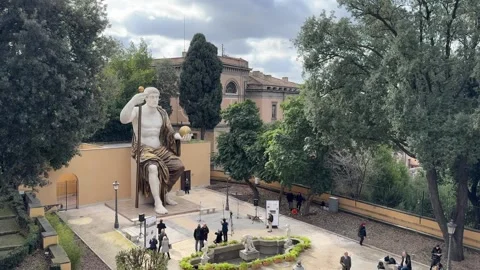 The colossal statue of Constantine 库存影片 263957060