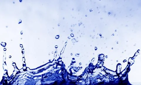 Colossal water splash Stock Illustration