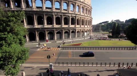 Colosseo - Summer in Rome Stock Footage 26094561