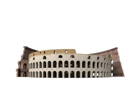 Colosseum 3 Stock Illustration