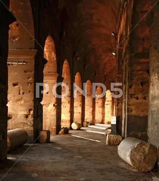 Colosseum corridor rome thailand Stock Photos