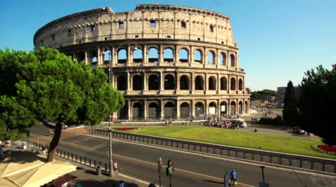 Colosseum Stock Footage 26182780