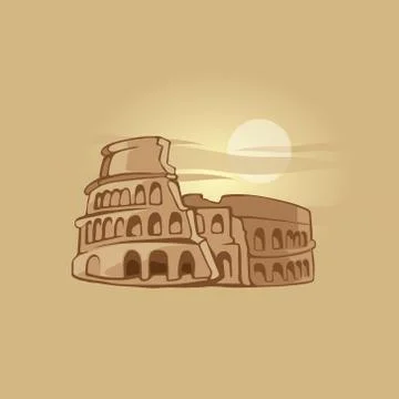 Colosseum Stock Illustration