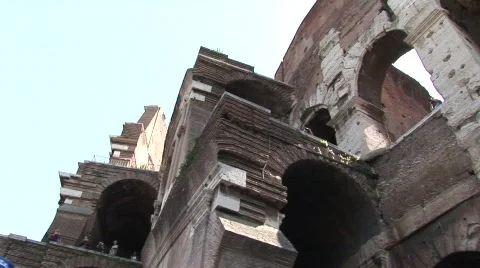Colosseum pan 스톡 동영상 847527