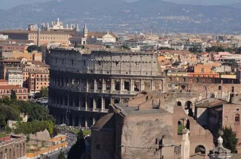 The colosseum Foto stock