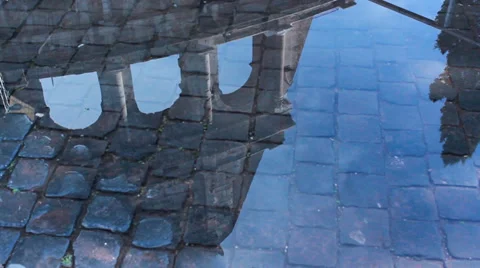 COLOSSEUM REFLECTION WATER Stock Footage 30571544